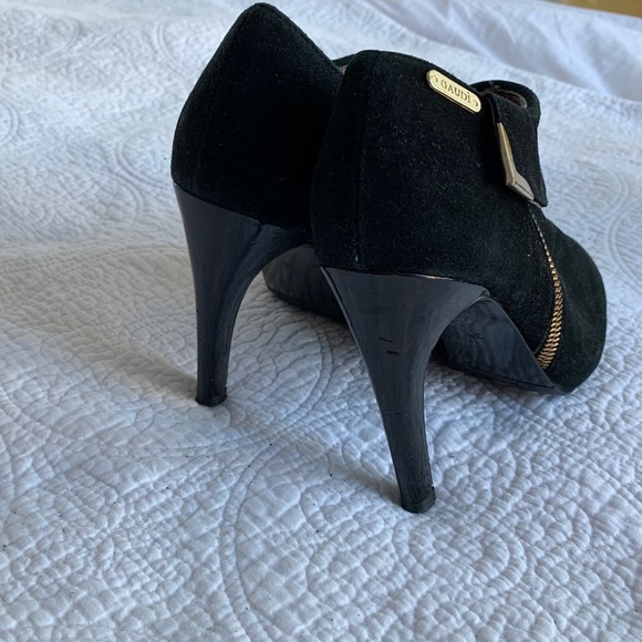 Gaudi Black and Gold Ankle Boots - Picture 5 of 7